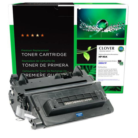 Clover Technologies Group, LLC Remanufactured Extended Yield Toner Cartridge for HP CE390A (HP 90A)