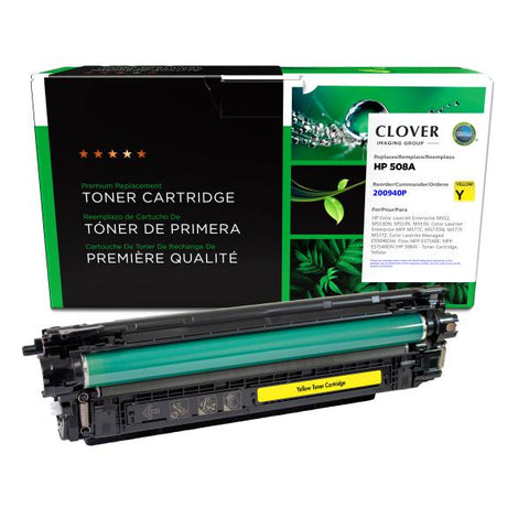 Clover Technologies Group, LLC Remanufactured Yellow Toner Cartridge (Alternative for HP CF362A) (5000 Yield)