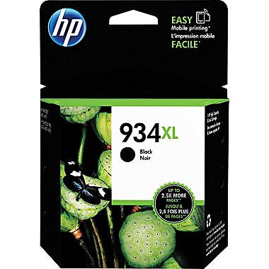 HP 934XL (C2P23AN) High Yield Black Original Ink Cartridge (1000 Yield)