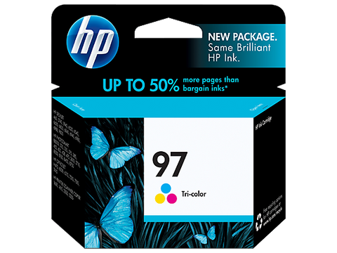 HP 97 (C9363WN) Tri-Color Original Ink Cartridge (560 Yield)