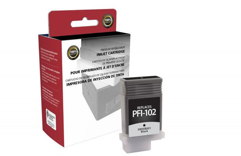 Clover Technologies Group, LLC Remanufactured Black Ink Cartridge (Alternative for Canon 0895B001 PFI-102)