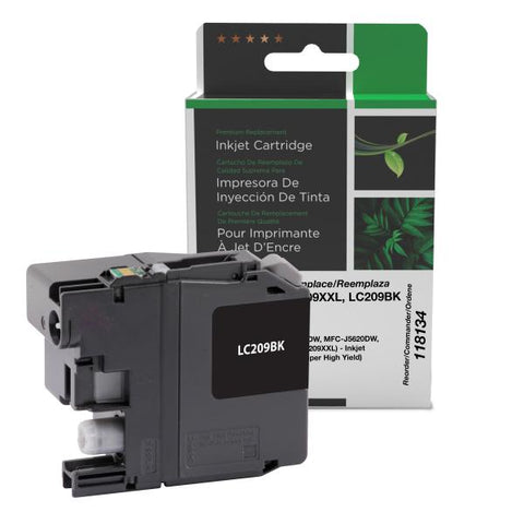 Clover Technologies Group, LLC New Super High Yield Black Ink Cartridge for Brother LC209XXL