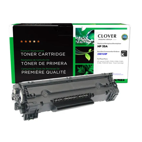Clover Technologies Group, LLC Remanufactured Toner Cartridge (Alternative for HP CB435A 35A) (1500 Yield)