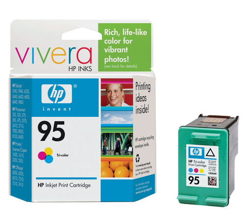HP 95 (C8766WN) Tri-Color Original Ink Cartridge (330 Yield)