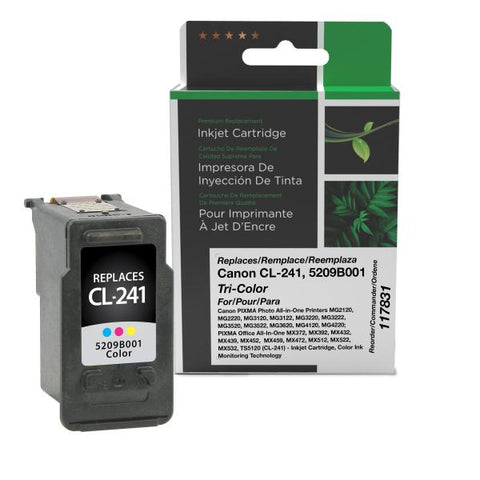 Clover Technologies Group, LLC Remanufactured Color Ink Cartridge (Alternative for Canon 5209B001 CL-241) (180 Yield)