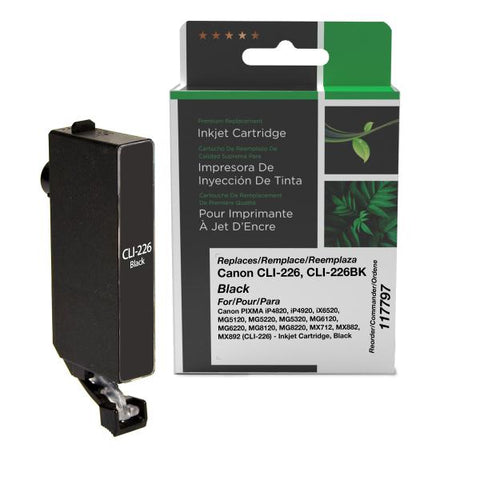 Clover Technologies Group, LLC Remanufactured Black Ink Cartridge (Alternative for Canon 4546B001 CLI-226BK) (2945 Yield)