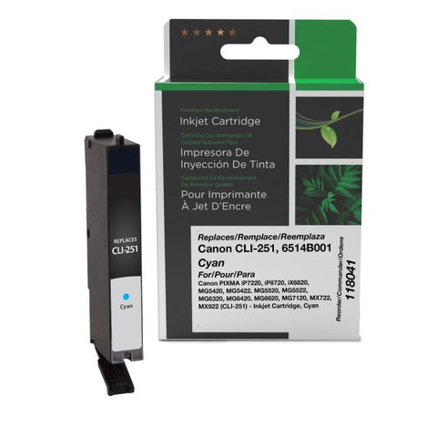 Clover Technologies Group, LLC Cyan Ink Cartridge for Canon CLI-251