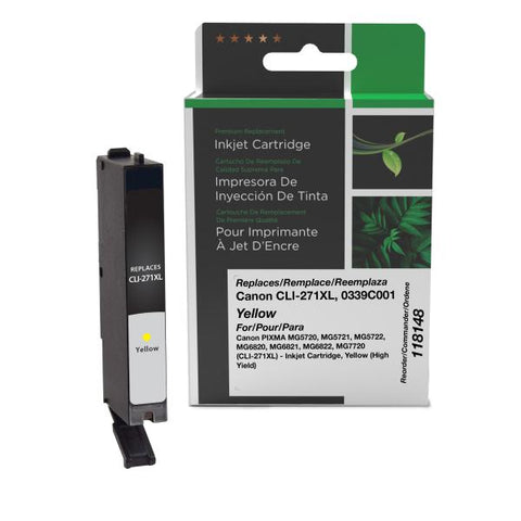 Clover Technologies Group, LLC New Yellow Ink Cartridge for Canon CLI-271XL