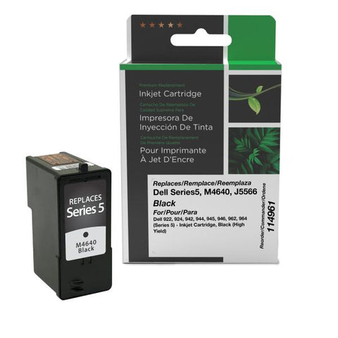 Clover Technologies Group, LLC Remanufactured High Yield Black Ink Cartridge (Alternative for Dell J5566 M4640 UU179) (483 Yield)
