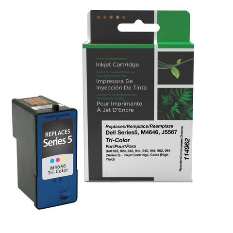 Clover Technologies Group, LLC Remanufactured High Yield Color Ink Cartridge (Alternative for Dell M4646 310-5371) (552 Yield)