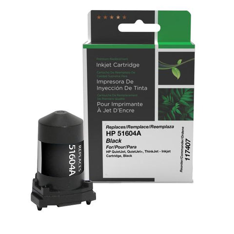 Clover Technologies Group, LLC Black Ink Cartridge for HP HP 51604A